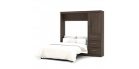 Full Nebula Wall Bed with Storage 84"